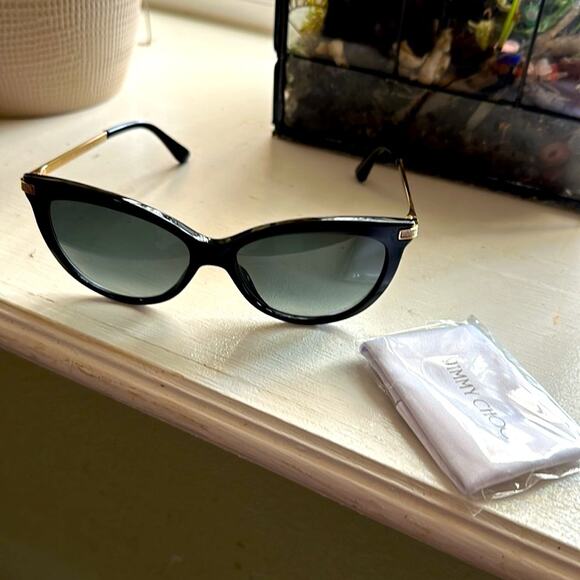 Jimmy Choo Axel 56mm Cat Eye Sunglasses black - Picture 5 of 16